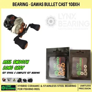 bearing-reel-gawas-bullet-cast-108x Gawas Bullet Cast 108X