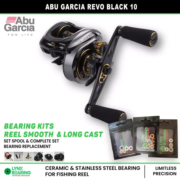 Abu Garcia Revo Black 10 Bearing Kits