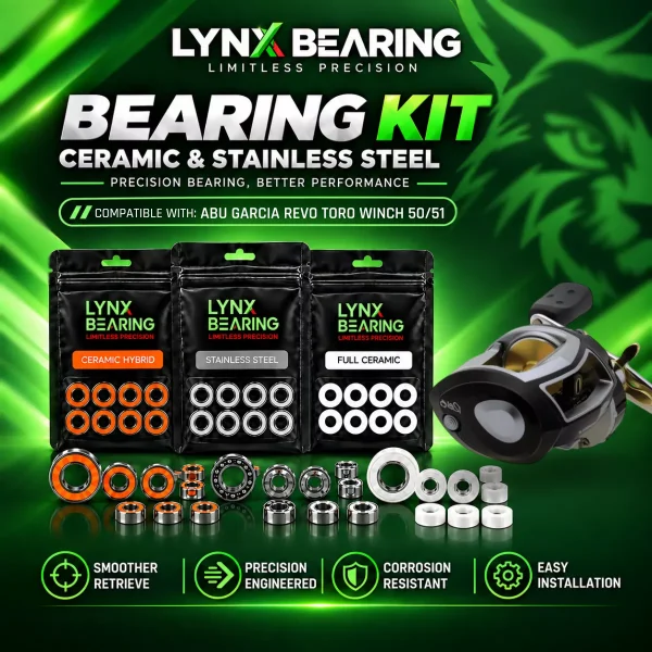 Abu Garcia Revo Toro Winch 50 / 51 Lynx Bearing Kits