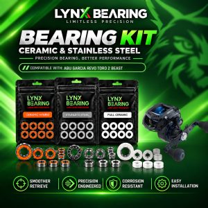 baitcasting mockup 3 Abu Garcia Revo Toro Beast T2 Lynx Bearing Kits