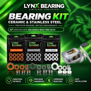 revo toro 60 61 lynx bearing Abu Garcia Revo Toro 60 / 61 Lynx Bearing Kits