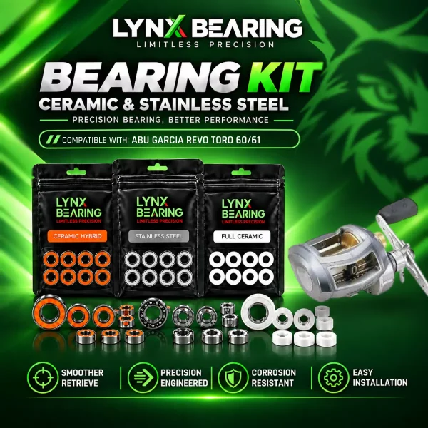 revo toro 60 61 lynx bearing Abu Garcia Revo Toro 60 / 61 Lynx Bearing Kits