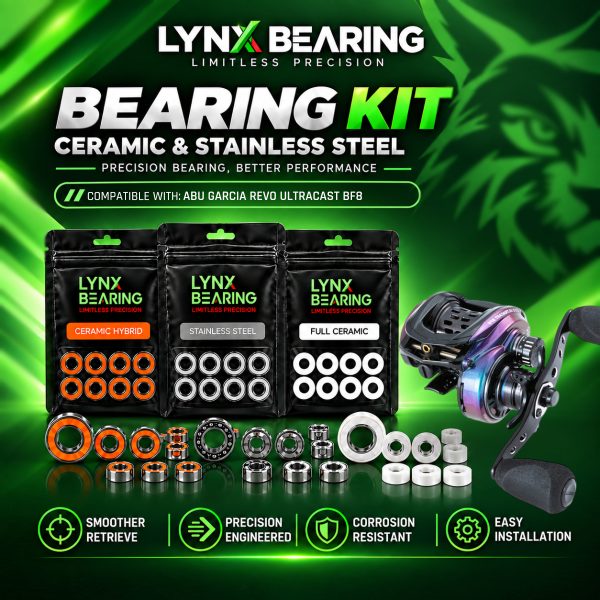 baitcasting mockup 3 Abu Garcia Revo Ultracast BF8 Lynx Bearing Kits